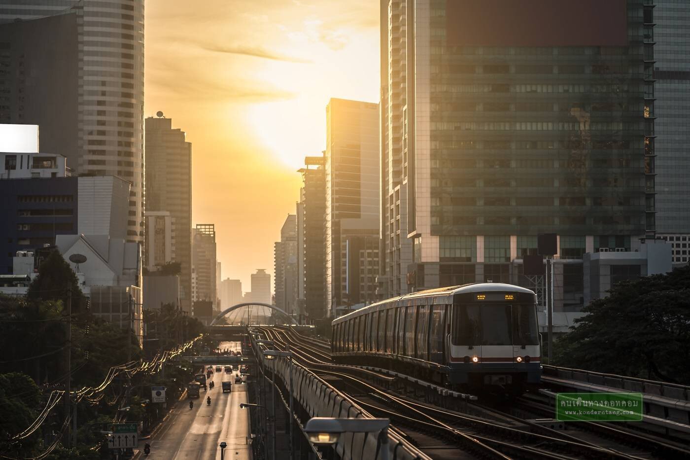 Modern train at bangkok,thailand
