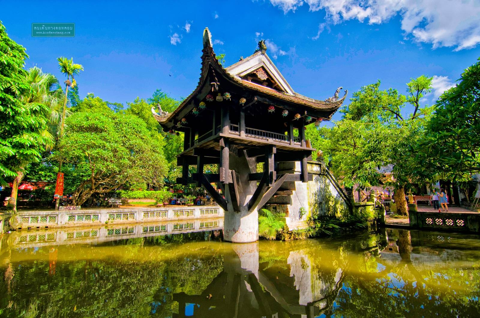 One Pillar pagoda in Hanoi, Vietnam