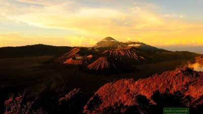 ภูเขาไฟที่อินโดนีเซีย