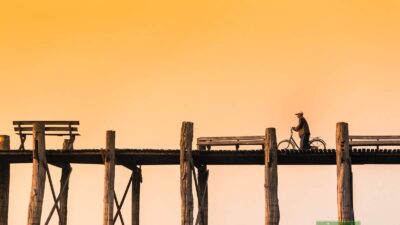 สะพานอูเบ็ง สะพานไม้สักที่ยาวที่สุดในโลก