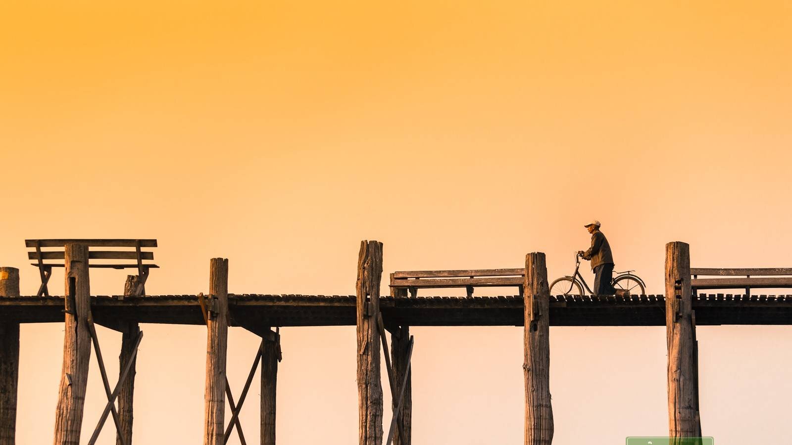สะพานอูเบ็งสะพานไม้สักที่ยาวที่สุดในโลก