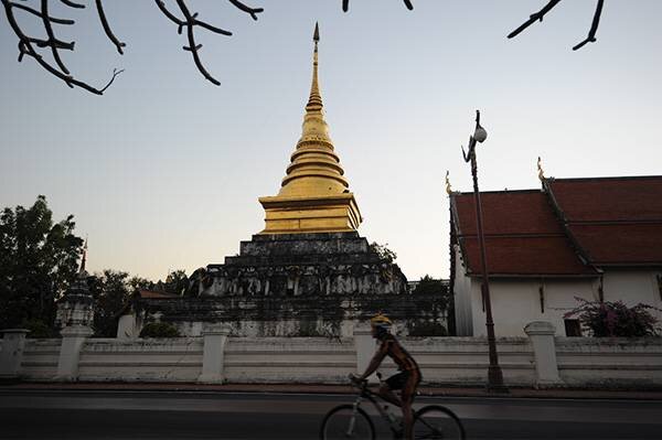 ยามเช้าที่วัดภูมินทร์ จังหวัดน่าน